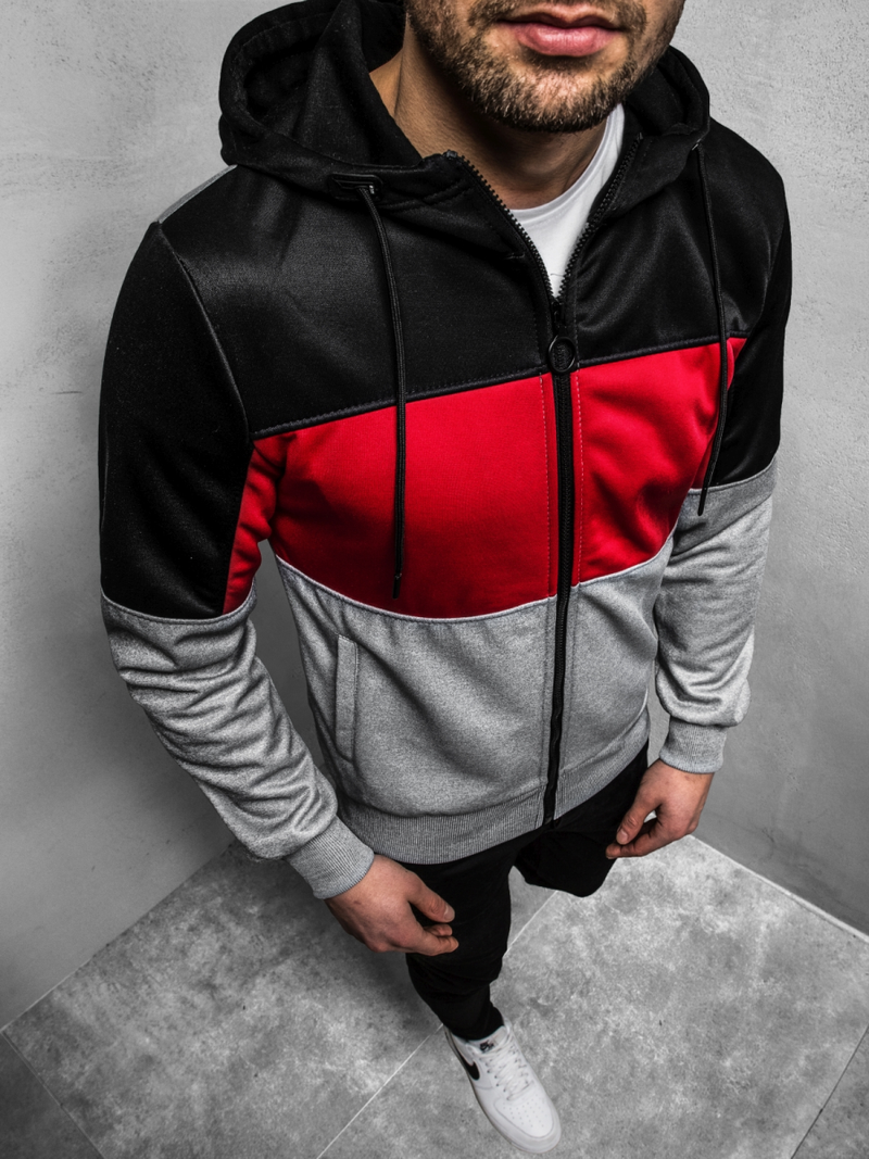 Moška jopa siva OZONEE JS/YD88012Z