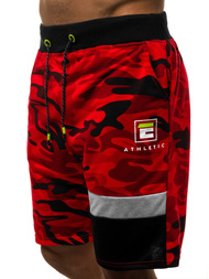 Moške kratke hlače rdeče OZONEE JS/KK300160