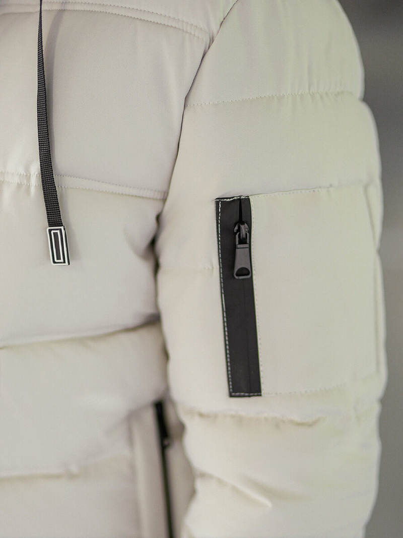 Moška jakna ecru OZONEE JS/31M5003/280Z