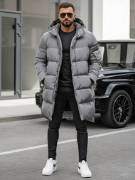 Moška zimska jakna siva OZONEE O/M799Z