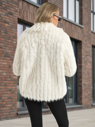 Ženska jakna bela OZONEE JS/11Z8261