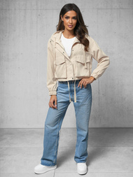 Ženska jakna bež OZONEE O/G118