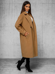 Ženski plašč camel OZONEE JS/11Z8161