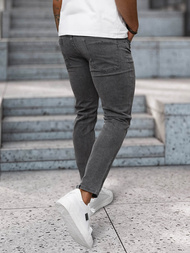 Moške kavbojke grafitne OZONEE NB/MP0192GS