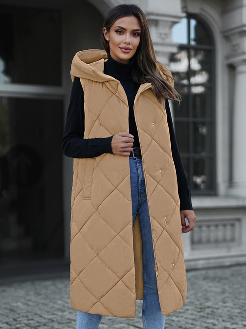 Ženski brezrokavnik camel OZONEE JS/5M3165/84Z