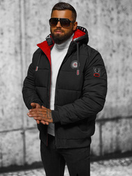 Moška zimska jakna črna OZONEE JS/84M3029/392