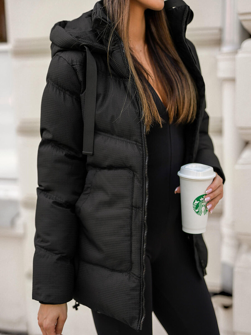 Ženska jakna črna OZONEE JS/5M3251/392Z