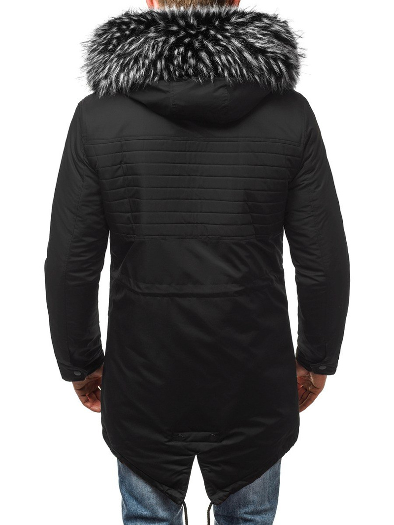 Moška zimska jakna črna OZONEE O/99115