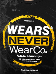 Moška majica črna OZONEE JS/SS10925Z