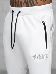 Moška trenirka Beli OZONEE O/FF3781AB