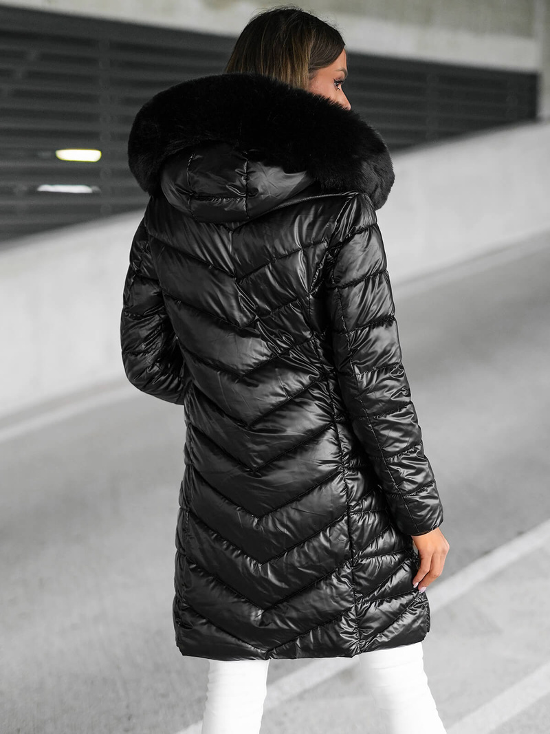 Ženska jakna črni OZONEE JS/16M9100/392Z