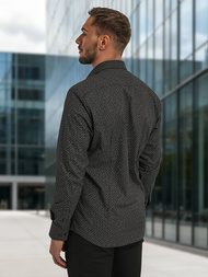 Moška srajca črna OZONEE V/V184