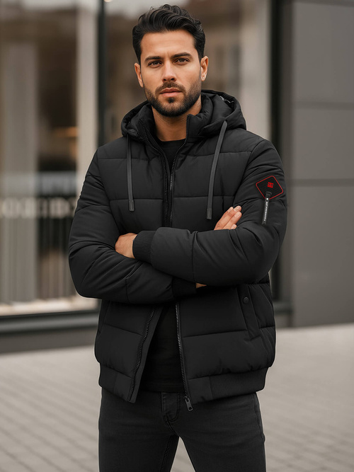 Moška zimska jakna črna OZONEE JS/31M5031/392Z