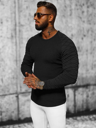 Moški pulover črni OZONEE L/2486Z