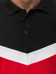 Moška polo majica rdeča OZONEE O/1501Z