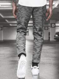 Moške športne hlače grafitne OZONEE JS/K60015