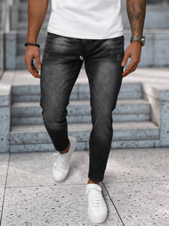 Moške kavbojke črne OZONEE NB/MP0063/1N