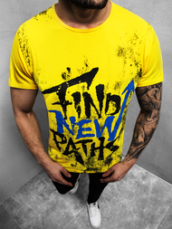 Moška majica rumena OZONEE JS/KS2013Z