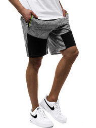 Moške kratke hlače sive OZONEE JS/KS2512