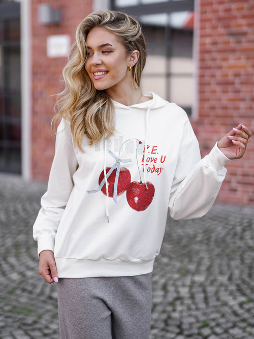 Ženska jopa bela OZONEE JS/8B856/1