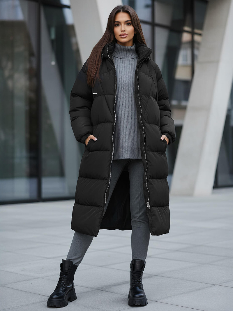 Ženska jakna črna OZONEE JS/5M3163/392Z