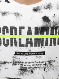 Moška majica brez rokavov bela OZONEE JS/SS11053Z