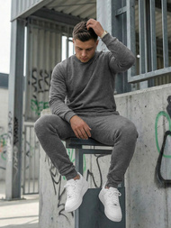 Moška trenirka grafitni OZONEE JS/68C10380/5Z