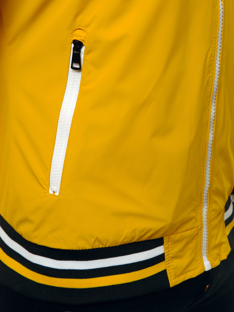 Moška bomber jakna rumena OZONEE N/6196