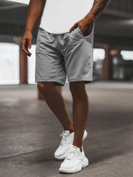 Moške športne kratke hlače sive OZONEE JS/8K100/2Z
