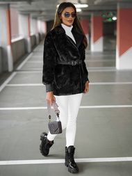 Ženska jakna črna OZONEE JS/11Z8075Z