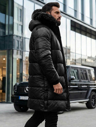 Moška zimska jakna črna OZONEE O/M800Z