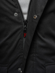 Moška zimska jakna črna OZONEE JS/5M3123/392