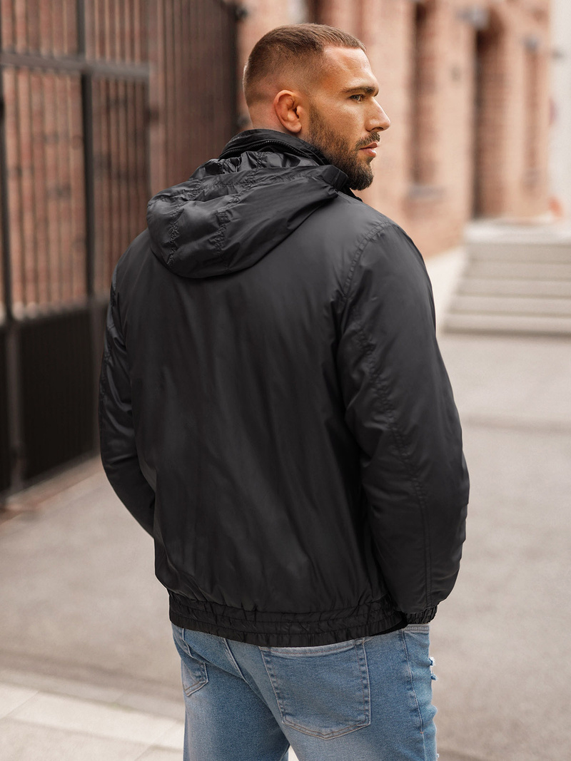 Moška prehodna jakna črna OZONEE JS/5M3102/392Z