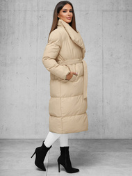 Ženska zimska jakna bež OZONEE JS/M737/62Z