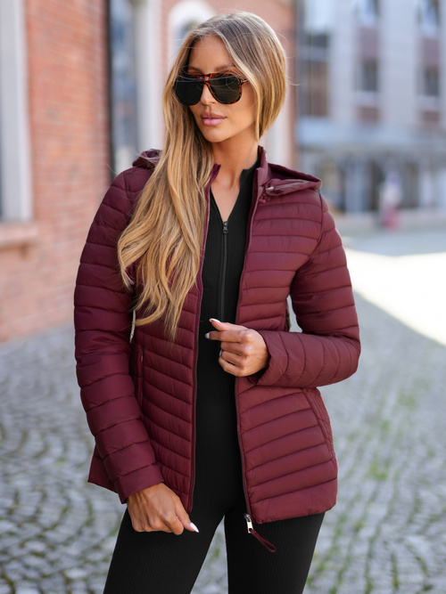 Ženska jakna bordo OZONEE JS/11Z8228
