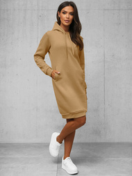 Ženska jopa s kapuco bež OZONEE JS/YS10005/6Z