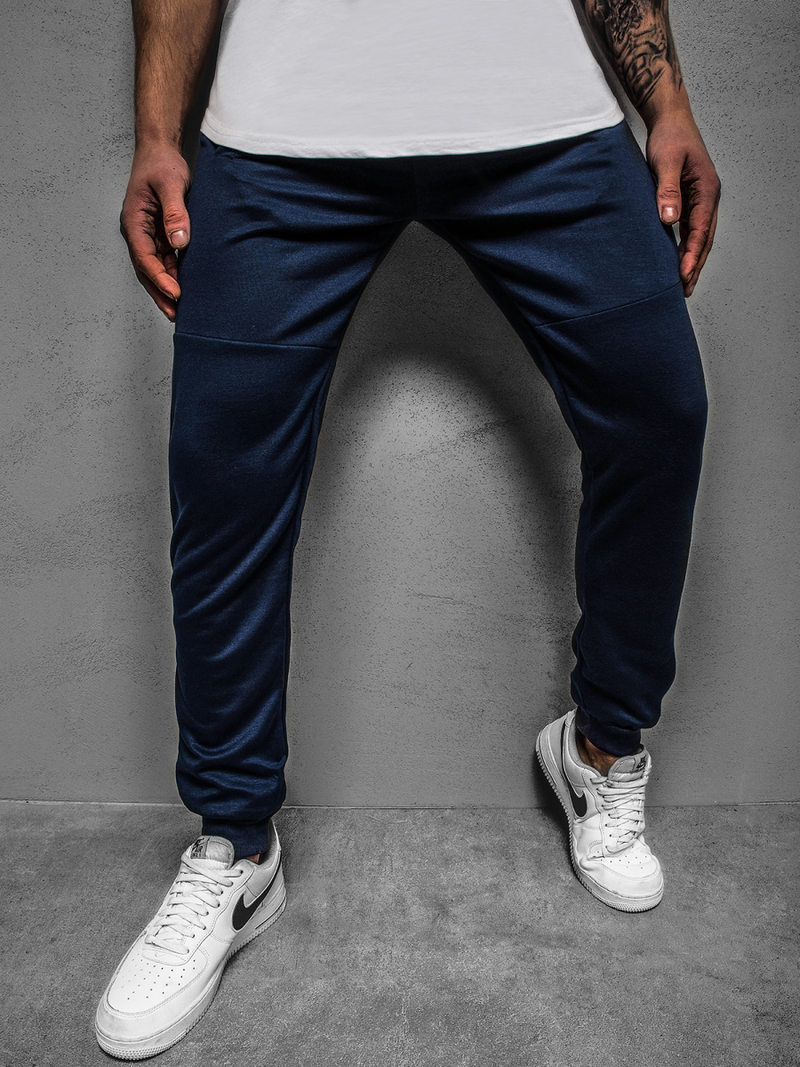 Moške športne hlače mornarsko modre OZONEE JS/JZ11021Z