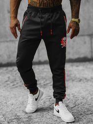 Moške športne hlače črne OZONEE JS/K10237Z