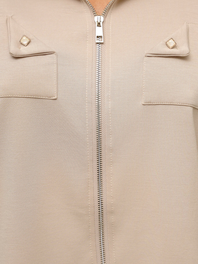 Ženski dvodelni komplet trenirka bež OZONEE O/XYS3230