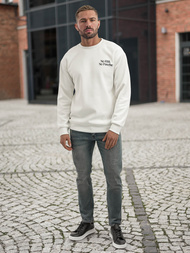 Moška jopa bela OZONEE JS/65B3918/1