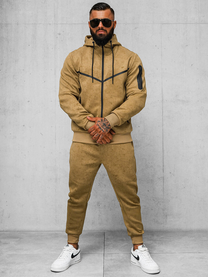 Moška trenirka camel OZONEE JS/27C6503/91