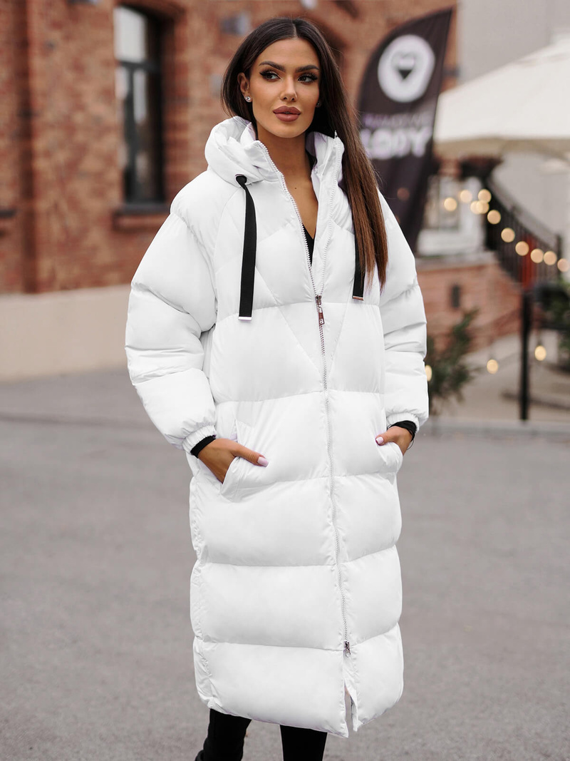 Ženska jakna bela OZONEE JS/5M3163/281Z