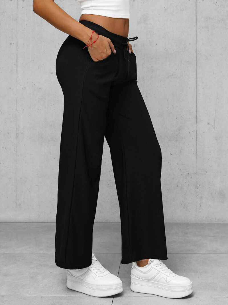 Ženske hlače črne OZONEE JS/92K511/3