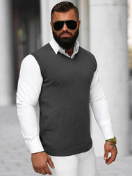 Moški pulover grafitne OZONEE NB/MM6005/3Z