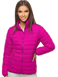 Ženska prehodna jakna fuksije OZONEE JS/M23037/14