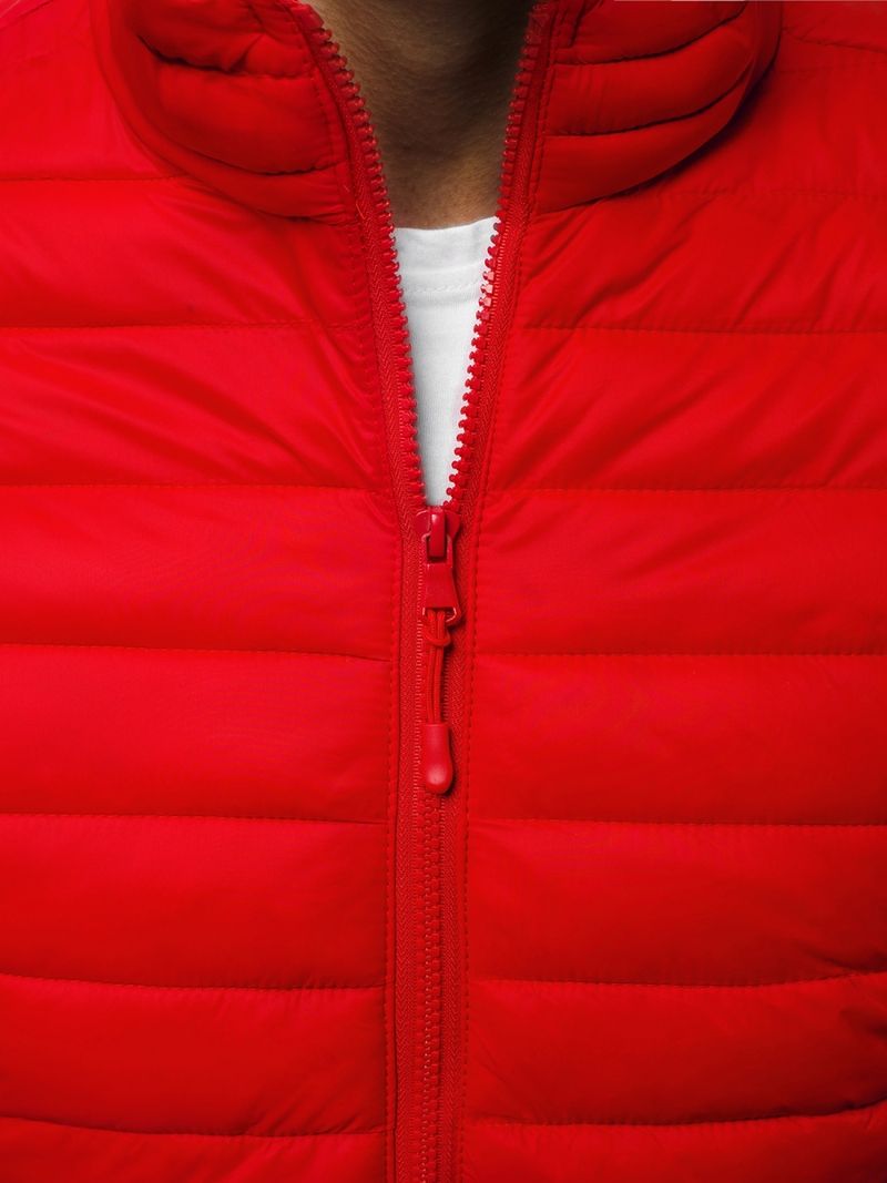 Moška prehodna jakna rdeča OZONEE JS/LY33