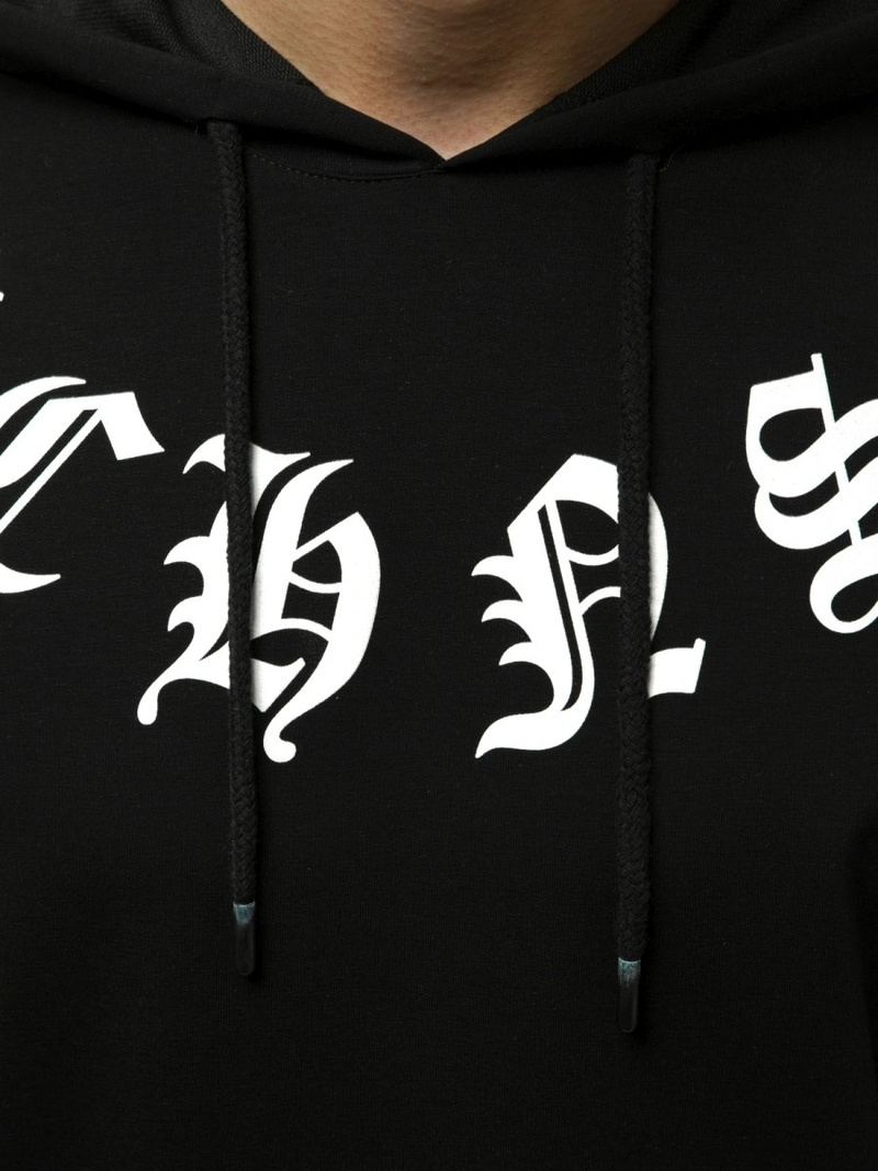 Moška jopa s kapuco črna OZONEE MACH/1183