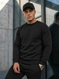 Moška trenirka črna OZONEE JS/68C10380/3Z