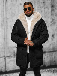 Moška zimska jakna črna OZONEE JS/5M120/392