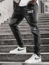 Moške hlače jogger črne OZONEE JS/KK1103